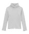 Long sleeved polo neck T-shirt BELUGA CHINE grey