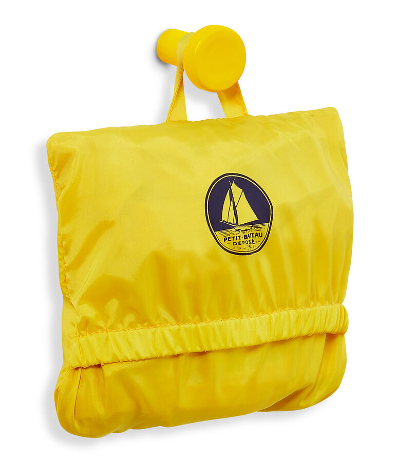 Unisex baby's yellow windbreaker yellow