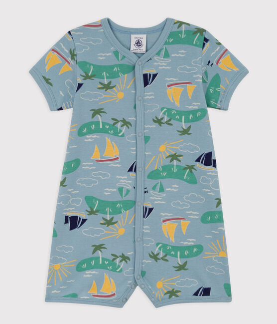 Babies' Explorer Themed Cotton Playsuit ENNEIGE /MULTICO