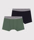 Junior boxers in cotton and elastane - 2-pack