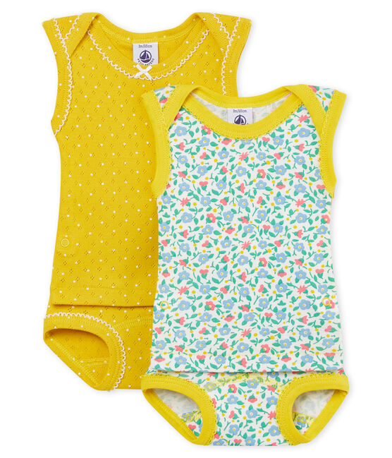 Baby Girls' 2-in-1 Underwear/Bodysuit - Set of 2 variante 1