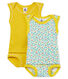 Baby Girls' 2-in-1 Underwear/Bodysuit - Set of 2