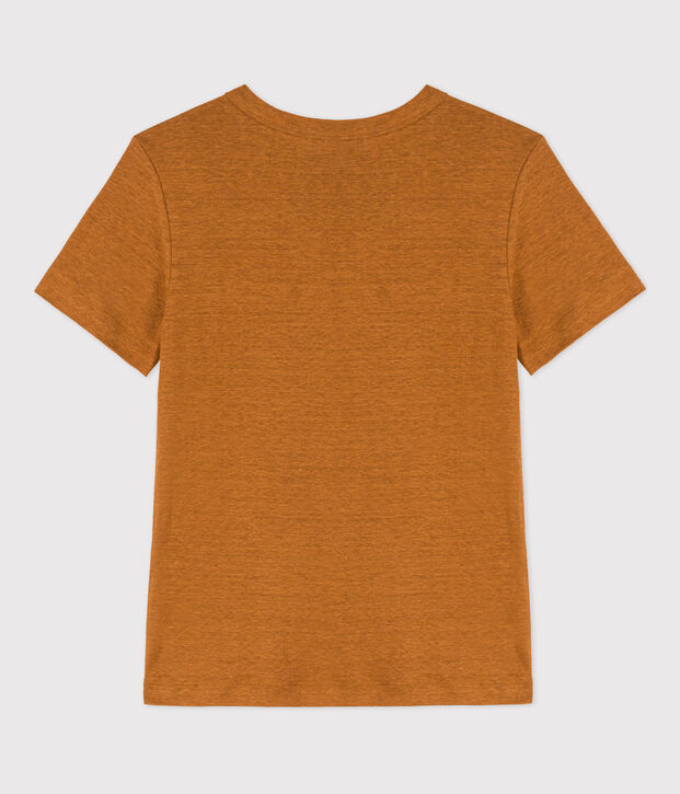 Women's Iconic Linen T-Shirt brown