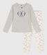 Children's penguin print cotton pyjamas