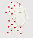 Babies' Red Heart Patterned Organic Cotton Clothing - 3-Pack