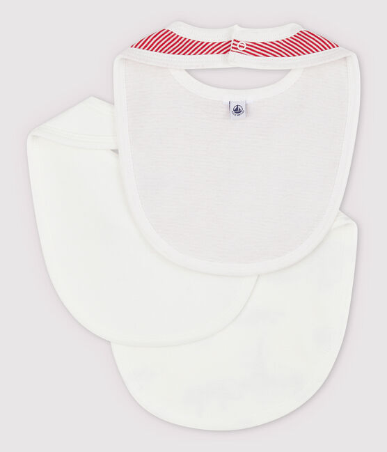 Baby Girls' Paris Ribbed Bibs - 3-Pack variante 1