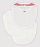 Baby Girls' Paris Ribbed Bibs - 3-Pack variante 1