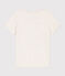 Girls' short-sleeved cotton T-shirt MONTELIMAR CHINE beige