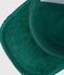 Children's cap in plain corduroy green