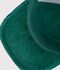 Children's cap in plain corduroy green