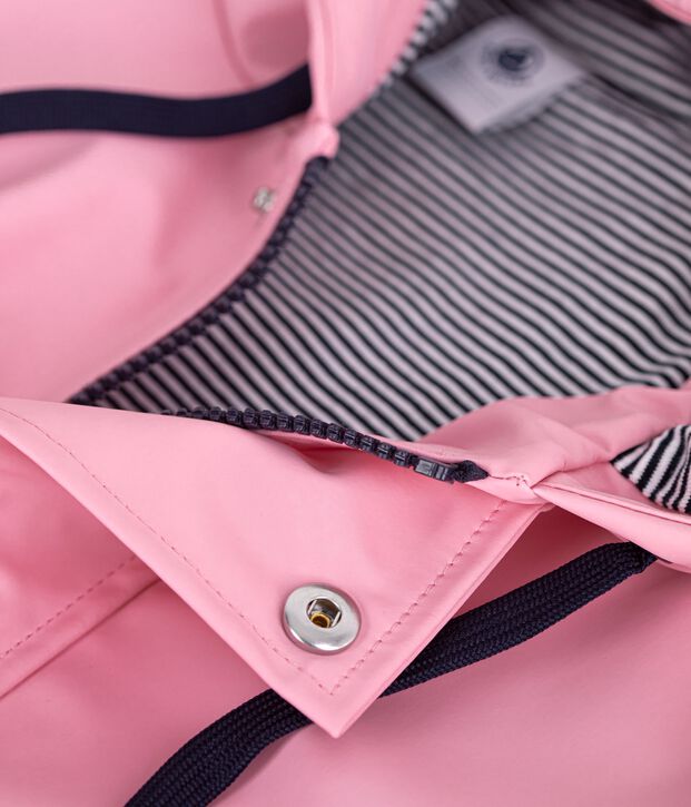 Iconic raincoat for men or women pink
