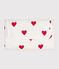 Babies' cotton changing mat MARSHMALLOW white/TERKUIT red