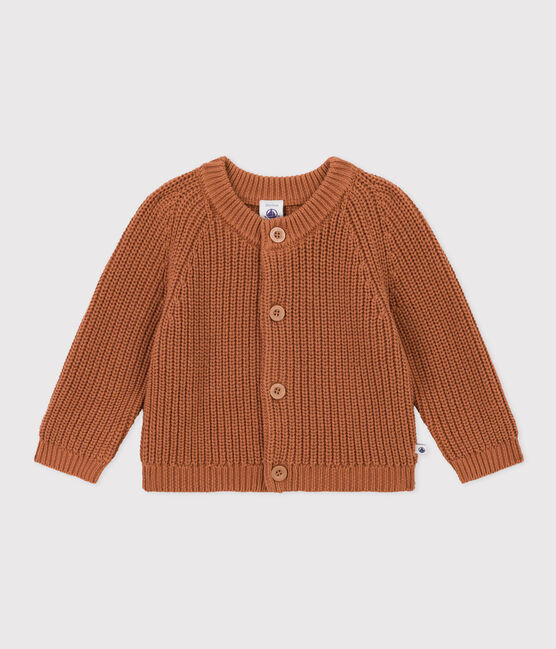 Babies' Knitted Cotton Cardigan ALEZAN