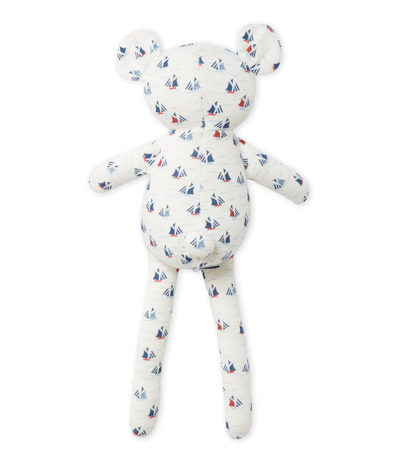 Baby boy's printed teddy bear comforter LAIT white/MULTICO white