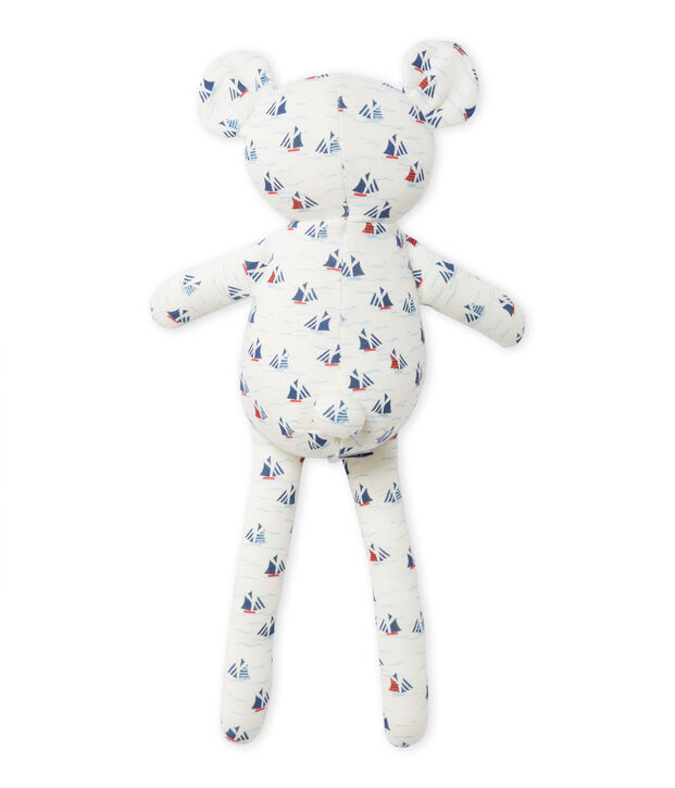 Baby boy's printed teddy bear comforter white/multicolor