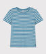Women's Straight Round-Neck Cotton T-Shirt