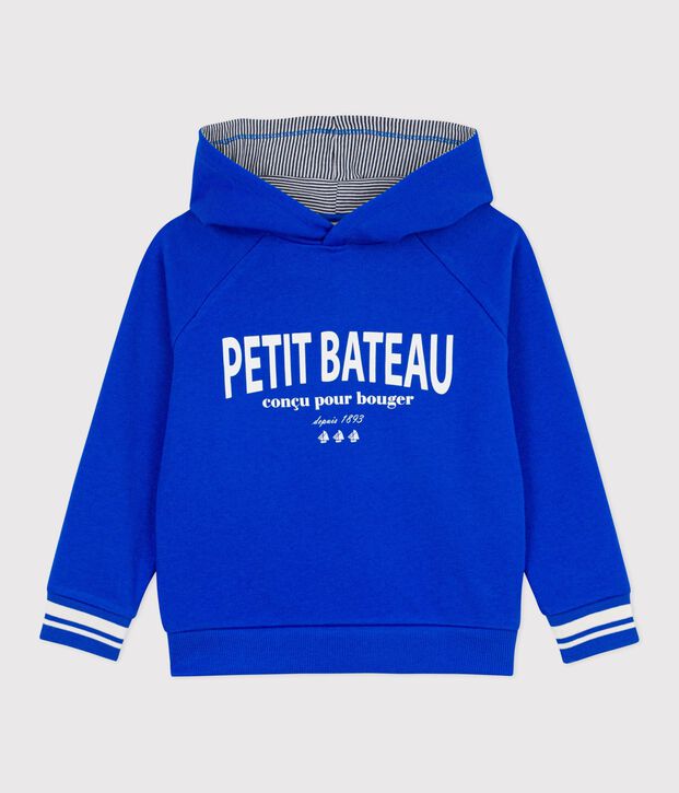 Children's cotton hoodie blue