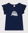 Girls' Slub Jersey T-shirt MEDIEVAL blue