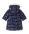 Baby girl's print padded jacket SMOKING blue/MULTICO white