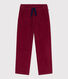 Children's straight plain corduroy trousers