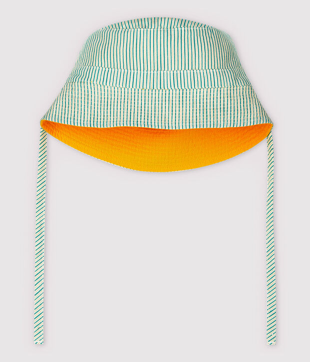 Baby Girls' Reversible Floppy Sun Hat green/multicolor