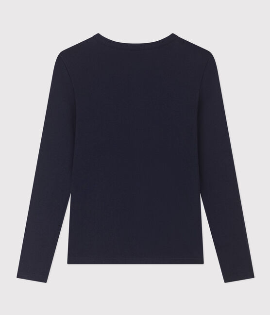 Women's Iconic Cotton Round Neck T-Shirt SMOKING blue