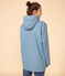 Iconic Recycled Fabric and Organic Cotton Raincoat AZUL blue