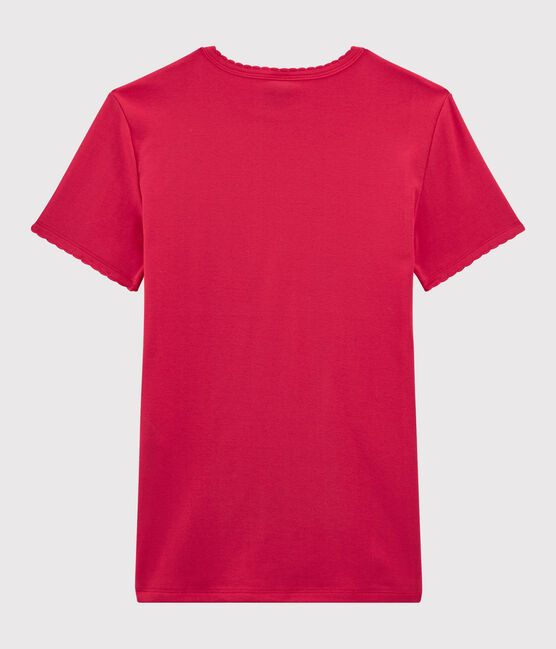 Women's Iconic Round Neck T-Shirt CRANBERRY pink
