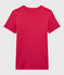 Women's Iconic Round Neck T-Shirt CRANBERRY pink