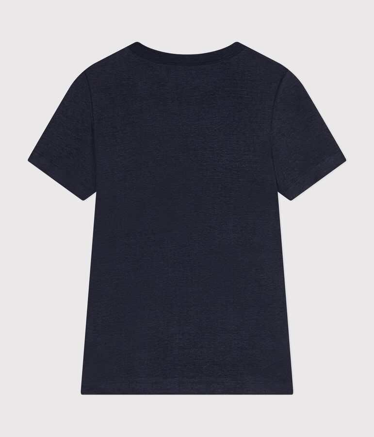 Women's Iconic Linen T-Shirt blue