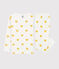 Unisex Graphic Yellow Heart Print Organic Cotton Tube Knit Pyjamas MARSHMALLOW white/OCRE yellow