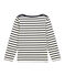 Boys' breton Top COQUILLE beige/SMOKING blue