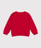 Little boys' fleece sweatshirt CORRIDA red