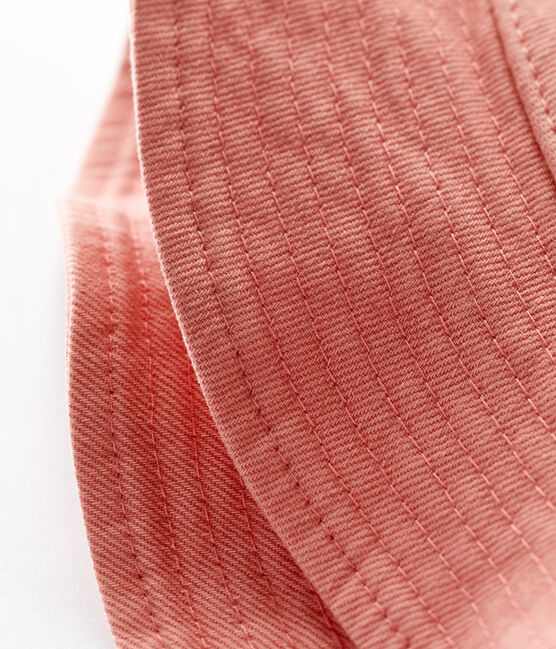 Babies' Denim Sun Hat PAPAYE pink