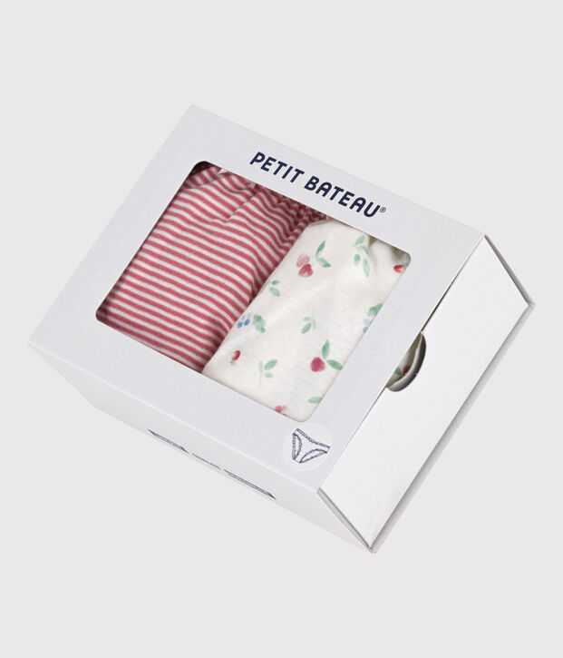 Women's fruit print cotton pants - 2-Pack multicolor