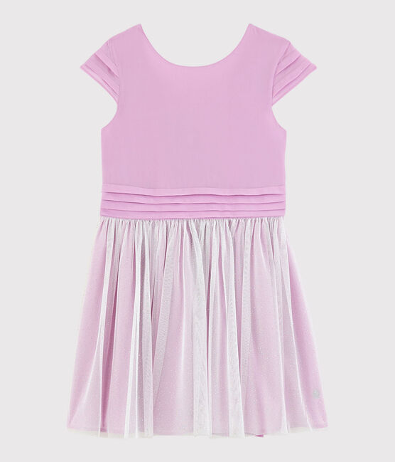 Girls' Crêpe and Tulle Formal Dress BOHEME pink