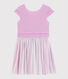 Girls' Crêpe and Tulle Formal Dress