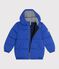 Children's plain puffer jacket blue