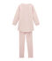 Little girl's nightgown with leggings JOLI pink/CONCRETE grey