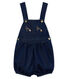 Baby girls' jersey short dungarees