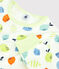 Unisex Lemon Pattern Organic Cotton Pyjamas MARSHMALLOW white/MULTICO white