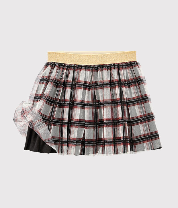 Girls' Tulle Skirt white/multicolor