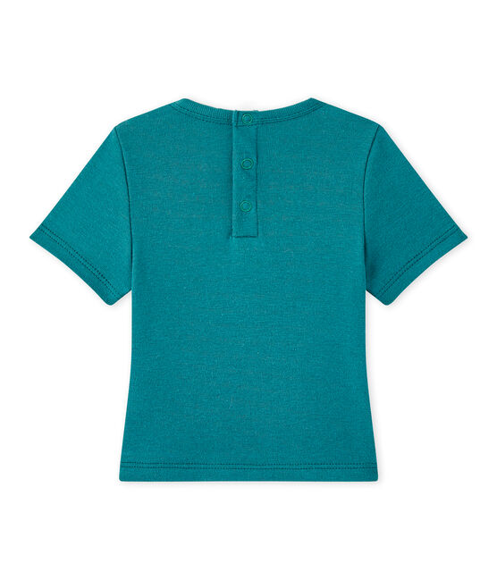 Baby boy's plain T-shirt Olivier green
