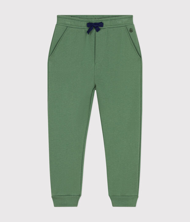 Boys' jogging trousers green