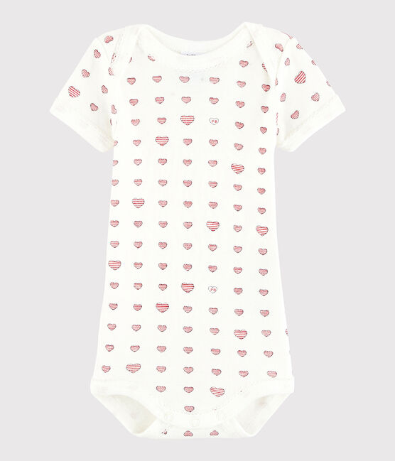 Unisex Babies' Short-Sleeved Bodysuit SUNNY yellow/MARSHMALLOW white