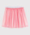 Girls' Glittery Tulle Skirt GRETEL pink/ARGENT grey