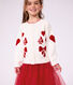 Children's wool and cotton cardigan with little motifs