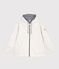 Women's short raincoat MILK Ecru