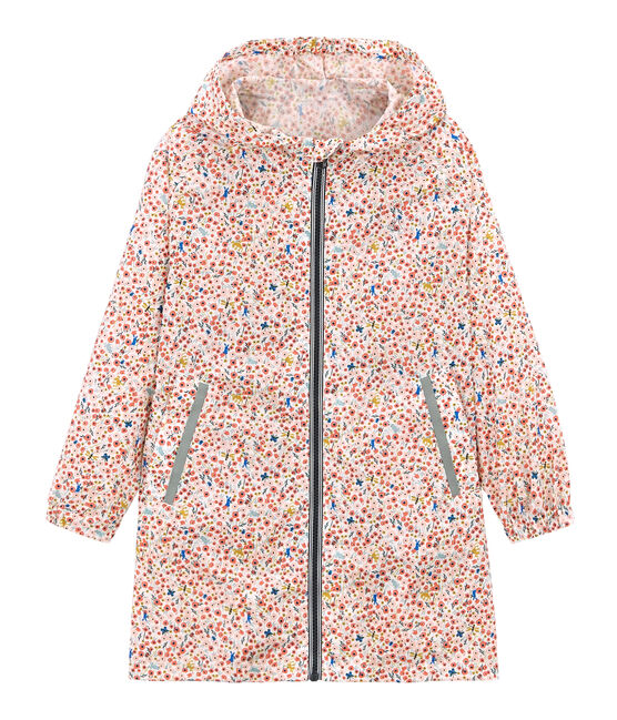 Girls' WIndbreaker MARSHMALLOW white/MULTICO white