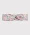 Baby girls' hairband in floral-print poplin SPRAY /MULTICO